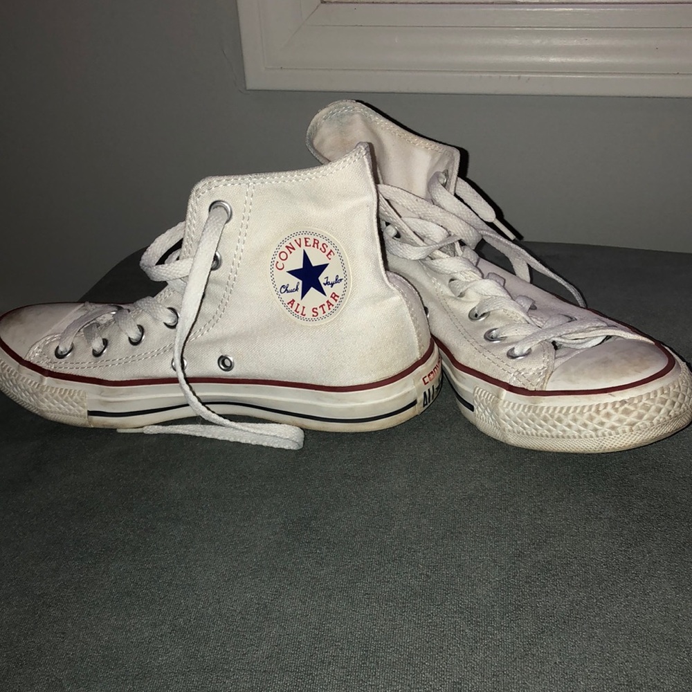 White High Top Converse